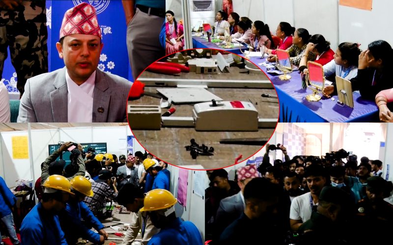 काठमान्डौ सिप मेलामा श्रममन्त्रीको भिजिट  बालेनको खुलेर तारिफ |