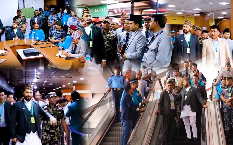 ग्रिहमन्त्री रबि एअरपोर्ट पुगियो एक्कासी नेपाल प्रहरी र सशस्त्र प्रहरीका प्रमुख सहिको टोली रबिले दिए पुरै कडा आदेश प्रहरीलाइ |