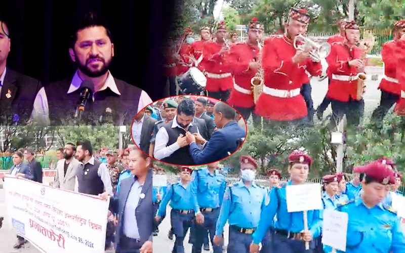 रबि प्रहरीको टोली सहित सडकमा गरे एकएक बाचा कसैलाइ नछोड्ने |