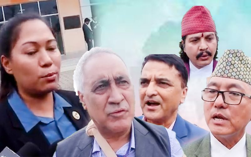 सांसदहरुको खरो ब्याटल खेल्दै चन्द्र भन्डारी बालेनलाइ काध हाले |