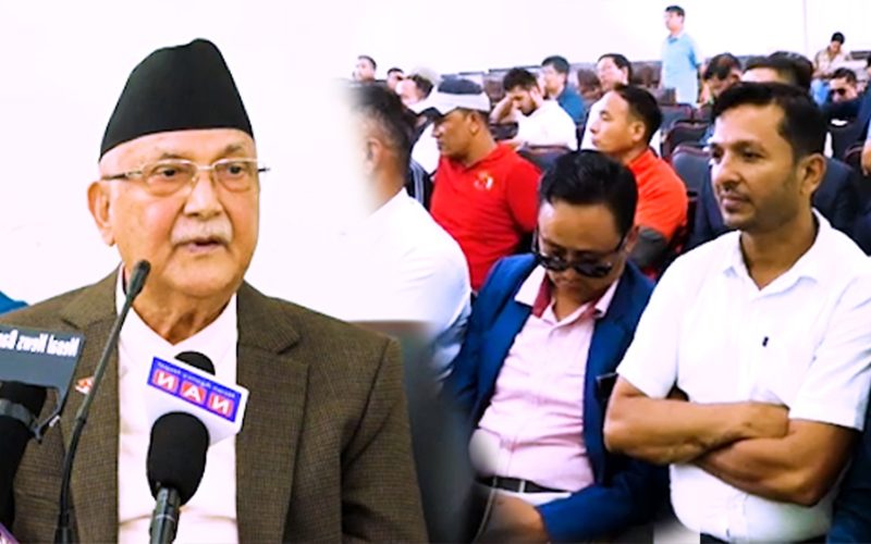 ओलीको सबैलाई आक्रोश पोख्दै सन्दिपलाई स्यालुट गरे |