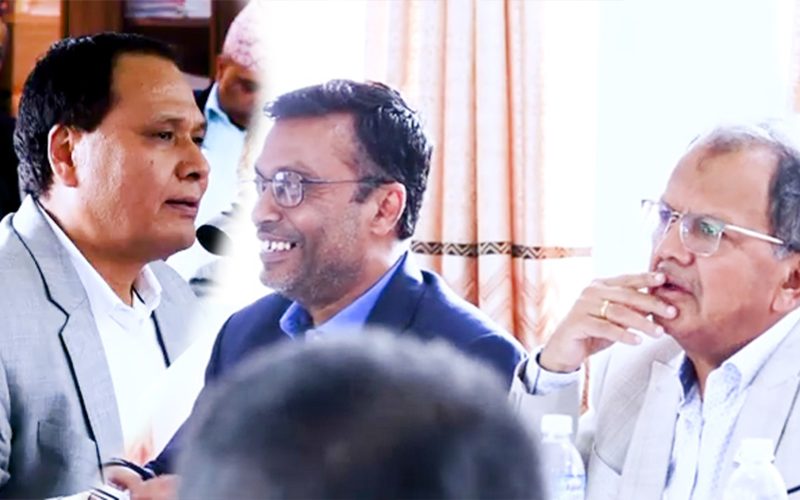 कुलमान घिसिङ फायर भए बैठक मै उद्योगपतिको सब डाटा सहित देखाए |