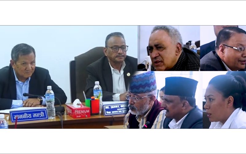 समिती आन्दोलनको बिषयमा उठे प्रश्न सांसदहरुको प्रश्नले सभापती छक्क |