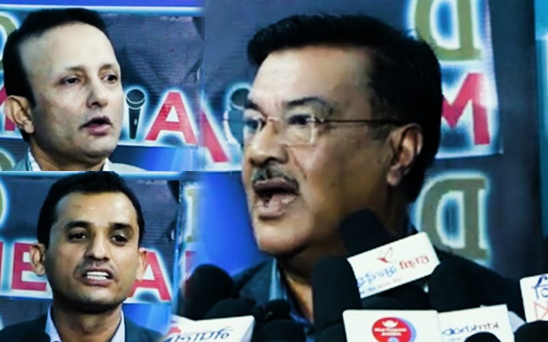 प्रतिपक्षका नेताहको ब्याटल एकअर्काले यस्तो बहस गर्दै |