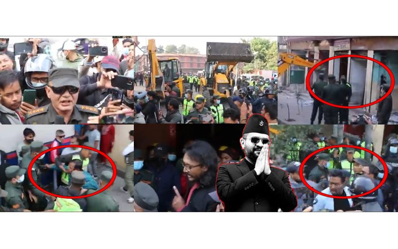 गौशाला बालेनको डोजरको ईन्ट्री भयो बासिन्दाले अबरोध गरे पछी खरो लफडा |