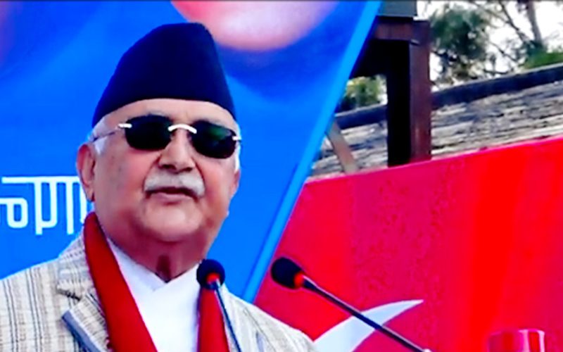 ओलीले दिए दुर्गा प्रसाइलाई कडा चुनौती जनता सामु खुन तातिनेगरी भाषण दिए रबि र कुलमानको बिषयमा योस्तो |